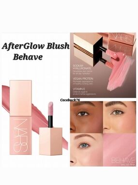 🌺NARS Behave AfterGlow Liquid Blush Transfer Resistant Cream Blush